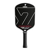 YVmove Pickleball Paddle with T700 Raw Carbon Fiber Surface & 16mm STR-Core Power Polymer Core, Premium Pickle Ball Racket Designed for Ultimate Spin & Consistency, USAPA Approved Storm 007