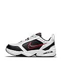 Nike Men's Air Monarch IV Training/Workout Shoes, White/Black, 10.5 Extra Wide