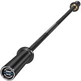 EVERYMATE 10kg Junior Barbell - Alloy Steel Bar for Weightlifting and Powerlifting, Perfect for Junior People and Beginners, 1200lb Capacity, dia25x1670, Strength Training Bar