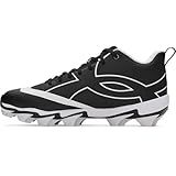 Under Armour Men's Leadoff Icon Mid Baseball Cleats, (001) Black/Black/Anthracite, 7.5, US