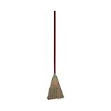 Boardwalk Corn Fiber Lobby/toy Broom, Corn Fiber Bristles, 39" Overall Length, Red