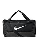 Nike Unisex Brasilia Training Duffel Bag (Small, 41L), Black/Black/White, MISC