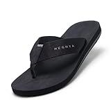 Men's Orthopedic Supportive Orthopedic Flip Flops: Comfortable Arch Support Flat Feet High Arch Plantar Fasciitis Fashion Sandal, Leisure Summer Beach Outdoor Hang Out Travel Slippers Black Size 11