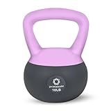 Primasole Soft Kettlebell Shook Resistance base. Anti Slip hand Kettlebell weights for Home workout anti-impact Kettlebells dumbbells for strength and safety.