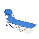 Ostrich The Original Chaise Lounge 72 x 22 Inch Portable Reclining Lounger