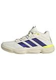 adidas Men's Courtstabil Indoor, OffWhiteSolarPurpleSolarLemon, 10.5