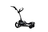 MGI Zip Navigator All Terrain Electric Golf Cart - 36 Hole Battery - Remote Control - Accessories Included (Drink, Umbrella, & GPS-Phone Holer), Gloss Black-Matte Black