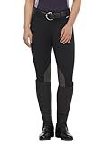 Kerrits Crossover II Knee Patch Breech Black Size: M