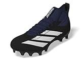 adidas Unisex Adizero Impact American Football Sneaker, Team Navy Blue/White/Black, 10 US Men