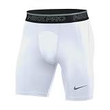 Nike Mens PRO Training Compression Short White Medium