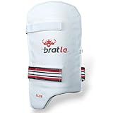 Bratla Men's Cricket Thigh Guard Pad Club – Adjustable Strap, Fits Most Adult Players – Thigh Protection for Men's Cricket (Adult Right Hand)