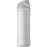 Owala FreeSip Insulated Stainless Steel Water Bottle with Straw, BPA-Free Sports Water Bottle, Great for Travel, 24 Oz, Shy Marshmallow