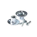 Escape Climbing 100 Pack Screw-in T-Nuts | Durable Steel Hardware for Rock Climbing Holds | Easy Installation with Screws Included