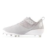 New Balance Men's FuelCell 4040 V8 Metal Baseball Shoe, Team Away Grey/White, 11 M
