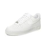 Nike Men's Air Force 1 '07 Basketball Shoe, White/Black, 9