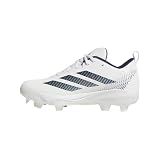 adidas Women's Adizero Instict TPU 2.0 Softball, White/Team Navy Blue/Team Navy Blue, 9.5