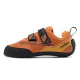 SoleEase All-Around Men & Women Climbing Shoes for Sport Climbing and Bouldering (902Orange,38)