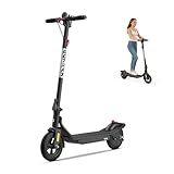 Gotrax Electric Scooter for Adults, Max 12 Mile Range & 15.5Mph by 250W Motor, 8.5" Front Air & Rear Solid Tires, Max Load 220lbs & Big Display with Cruise Control, Foldable EScooter EABS & Drum Brake