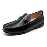 Bruno Marc Men's Dress Loafers Slip on Driving Shoes,Black,12