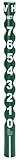 Tourna ScoreTube Tennis Net Post Score Keeper, Green