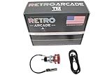 SpinTrack Arcade USB Spinner kit by RetroArcade.us, Perfect for MAME Systems (Red)