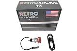 SpinTrack Arcade USB Spinner kit by RetroArcade.us, Perfect for MAME Systems (Red)