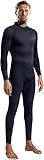 Full Body Wetsuits for Men,Men‘s Wet Suit for Cold Water Swimming,Diving Surfing Snorkeling Kayaking Triathlon Wetsuit,Black,3/2mm, Medium