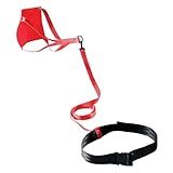 FINIS Swim Parachute for Resistance Training - Builds Strength & Endurance - Adjustable Belt - Red - 8 inch