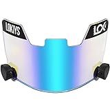 LOKIYS Football Visor - for Youth Football Helmets & Adult Football Helmets (Clear Blue)