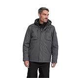 Spyder Mens 3-in-1 Snow Ski System Jacket, Polar, L