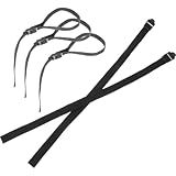 Kisangel 5pcs Ski Stick Straps, 17.71inch Utility Straps Walking Cane Wrist Replacement for Trekking Pole Carrier Outdoor Sports Hiking