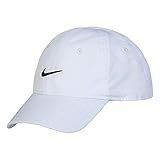NIKE Children's Apparel Kid's Classic Ripstop Basball Hat Hat, White, O/S