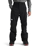 THE NORTH FACE Men's Freedom Pant | Waterproof, Non-Insulated Snow Pants for Ski & Snowboard, Non-Insulated, Ankle Gaiters, Adjustable Waist, TNF Black-NPF, Large Regular