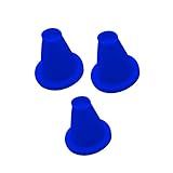 SPORTSYUVA Rubber Cricket Batting Tee Cone for Batting Practice (Pack of 3) (Blue)