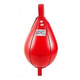 CLETO REYES Double End Punching Bag for Boxing Workout Practice Gym Training Equipment, MMA, Kickboxing, Muay Thai, Classic Red