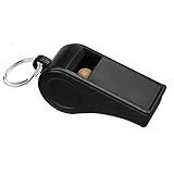 Water Gear Plastic Emergency Safety Whistle - Great for Water Lifeguards and Swimming - Ideal for Coaches and Sports - Can be Used for Training Dogs - Loud for Survival - Black
