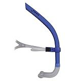 FINIS Glide Center-Mount Swim Snorkel for Adults - Adjustable Fit - Technique & Endurance Training - Ocean Blue