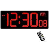 Soobest Digital Wall Clock with Seconds for Gym