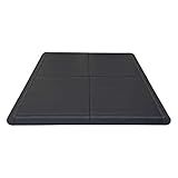 Nicoman Dance Floors, Jazz Street Dancing Portable Floating Sprung System Flooring,Black Wood Grain Design, 9-Piece