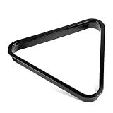 Zelphvt Plastic Pool Ball Rack, Table Ball Organizer Billiard Frame, Tripod Plastic Triangle Rack for Billiard Balls Diamond Pool Balls Racks Fit Standard 2-1/4" Billiards Pools