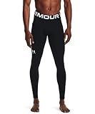 Under Armour Men's ColdGear Armour Leggings , Black (001)/White, Medium