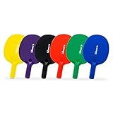 Cannon Sports Unbreakable Table Tennis Paddles - Waterproof & Weather Resistant Table Tennis Rackets for Indoor & Outdoor Use – Textured Easy Grip Handle – Multiple Color Options (Assorted)