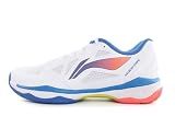 LI-NING Halberd Strike Unisex Badminton Shoes Anti-Slip Featherlight Rebound Professional Training Sports Sneakers Standard White US 10