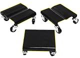 MOTOOS 3-Piece Snowmobile Dolly Set, 1500 lb Heavy-Duty Moving Dollies