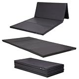 Z Athletic Folding Mat for Gymnastics, Tumbling, Cheerleading, and More, 4 Ft x 8 Ft x 2 In