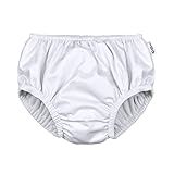 green sprouts Unisex Baby Pull-up Reusable Absorbent Swim Diaper, White, 3-6 Months