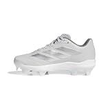 adidas Women's Adizero Instinct 2.0 TPU TD Softball, Team Light Grey/Silver Metallic/White, 7.5