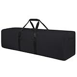 Urbanstand 48 Inch Travel Duffle Bag Extra Large Sport Equipment Duffel Bags with 2-way Lockable Zippers (Black)
