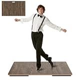 LEARNIBEE Tap Dance Floor,Tap Board for Tap Dancing,Portable Dance Floor,Cushioned Tap Board,46.4 * 29.5inch Large Size