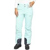 Arctix Women's Insulated Snow Pants, Island Azure, Medium | Water-resistant insulated snow pants for skiing & snowboarding; Island Azure, Medium